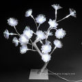 Christmas Tree Lights with 20-piece Optical Fiber Flowers, for Home Decoration